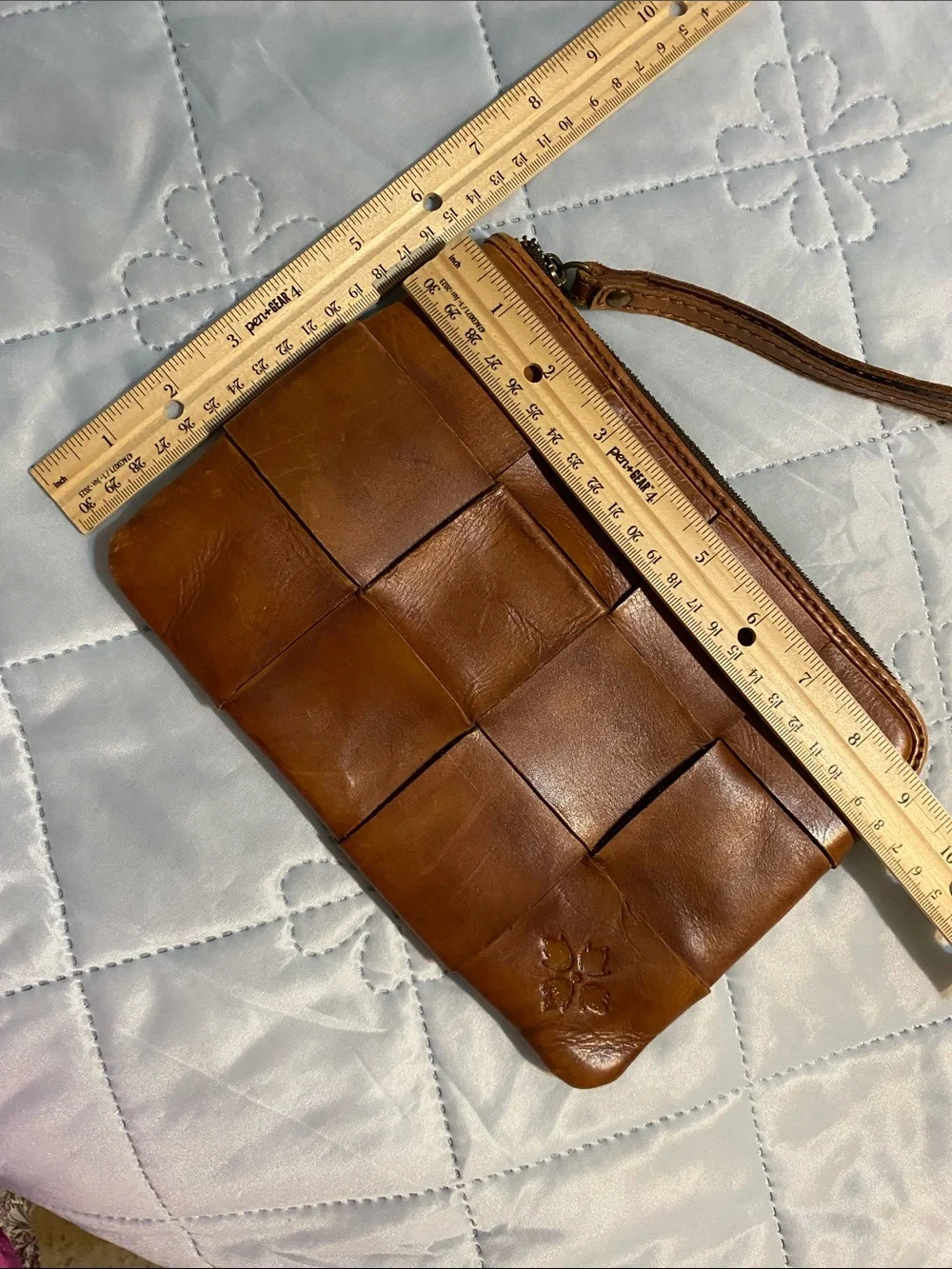 Patricia Nash Woven Wristlet Clutch